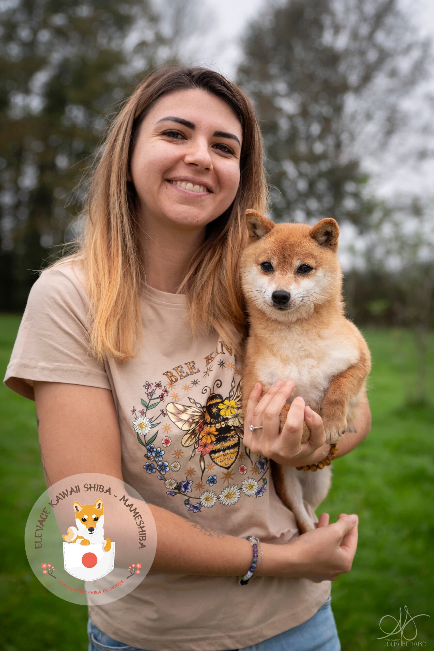Photo de Aurélie, éleveuse de Spitz nain Poméranien