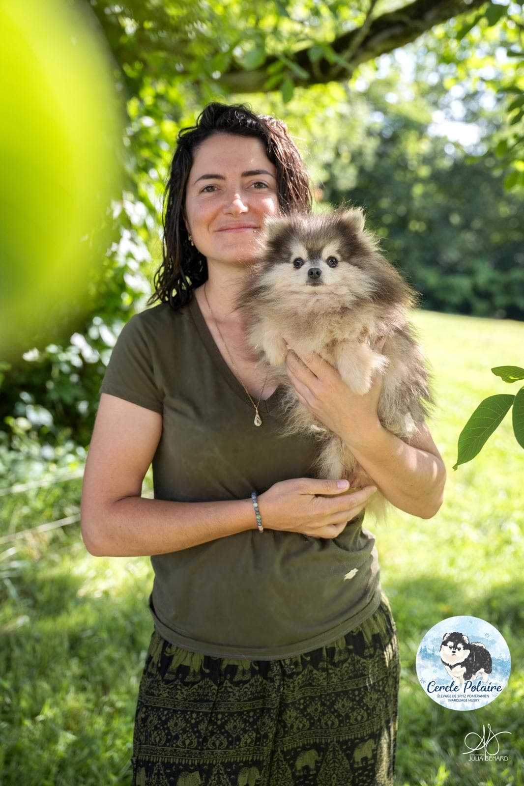 Photo de Marine, éleveuse de Spitz nain Poméranien